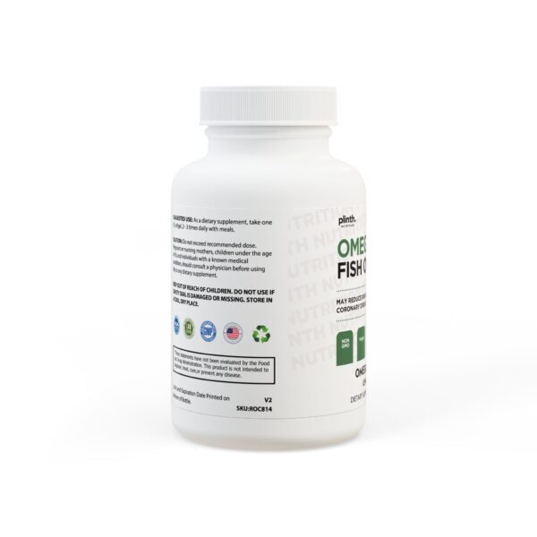 Omega 3 Fish Oil Supplement (60 Softgels) - Image 2